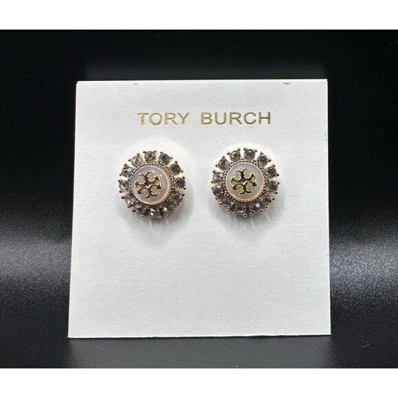 Tory Burch Jewelry - Tory Burch Moondance Crystal Stud Earrings | Giftable New | Full Packaging. $150